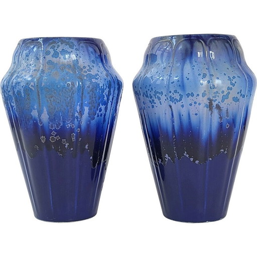 Pair of vintage art deco vases, 1920s
