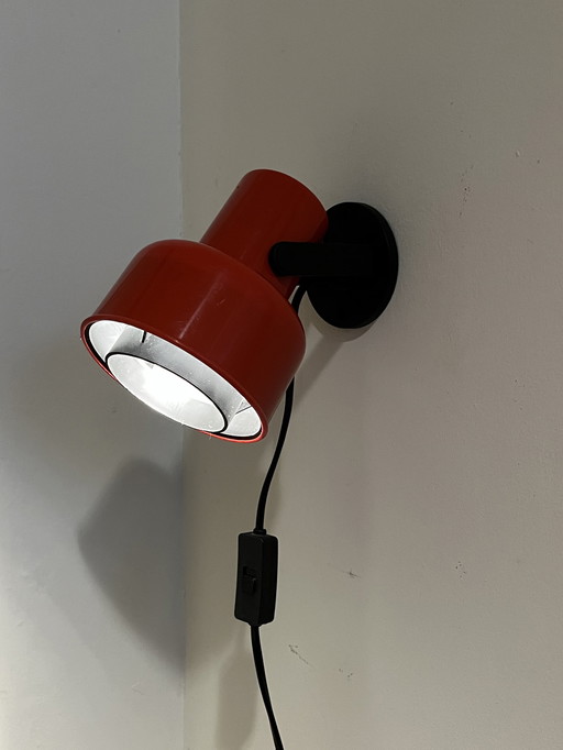 Red Fabian Hakan Fransson Fagerhults Wall Lamp Spot Bedlamp