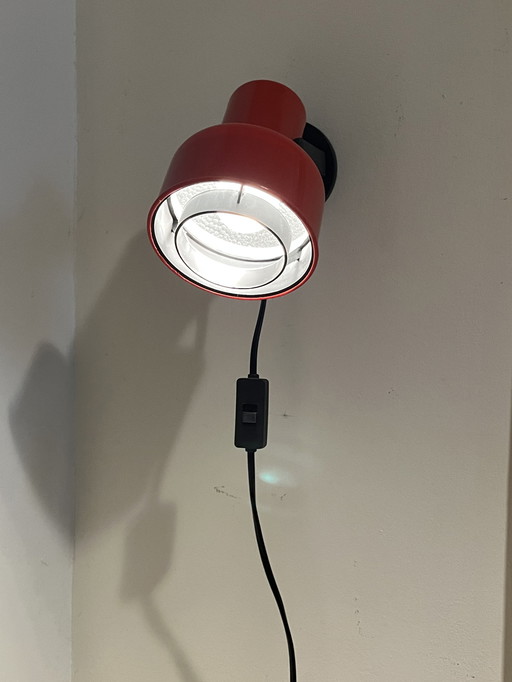 Red Fabian Hakan Fransson Fagerhults Wall Lamp Spot Bedlamp