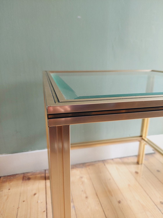 Image 1 of Pierre Vandel Paris Glass Side Table