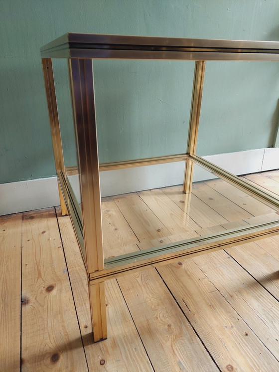 Image 1 of Pierre Vandel Paris Glass Side Table