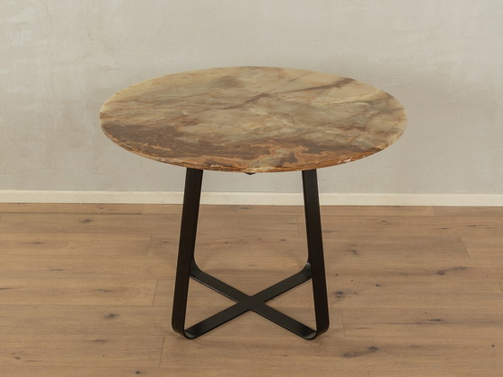 Image 1 of  Table de salle à manger en marbre onyx, Ø 100 cm