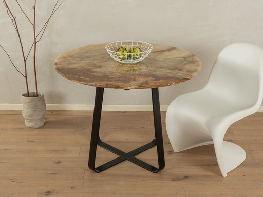  Onyx marble dining table, Ø 100 cm 