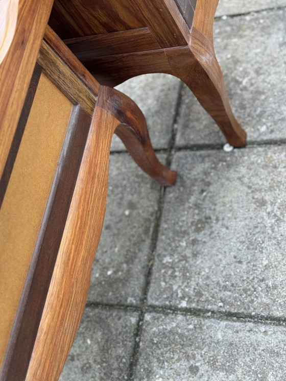 Image 1 of Pair Of Massive Oak Night Stands