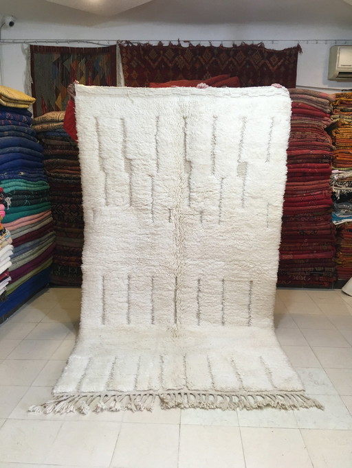 Beni Ouarain Berber Carpet 254 X 148 Cm