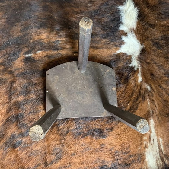 Image 1 of Pair of vintage tripod stools