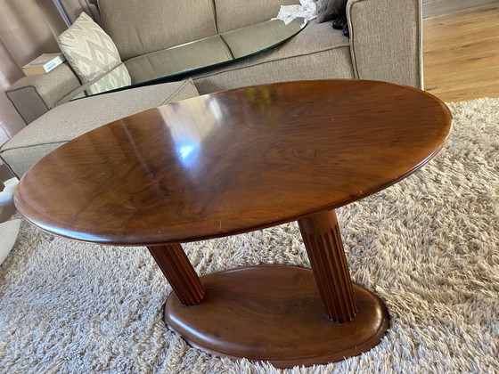 Image 1 of Art Deco Mahogany Coffee Table