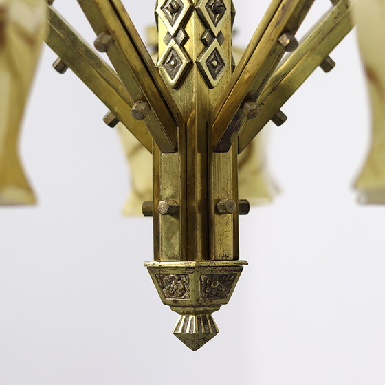 Image 1 of Art Deco Chandelier