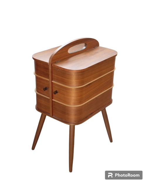 Sewing box Danish Design Teak Uk2Oeb