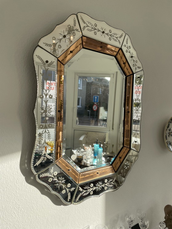 Image 1 of Venetian mirror antique