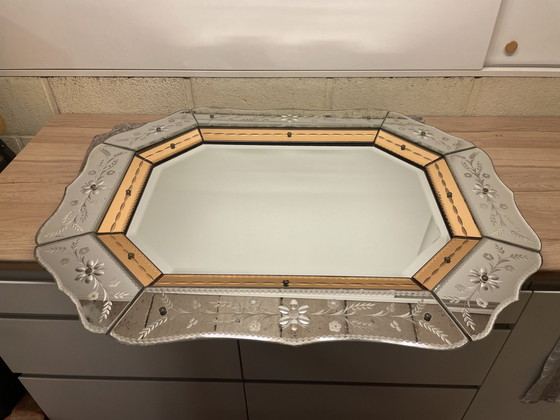 Image 1 of Venetian mirror antique