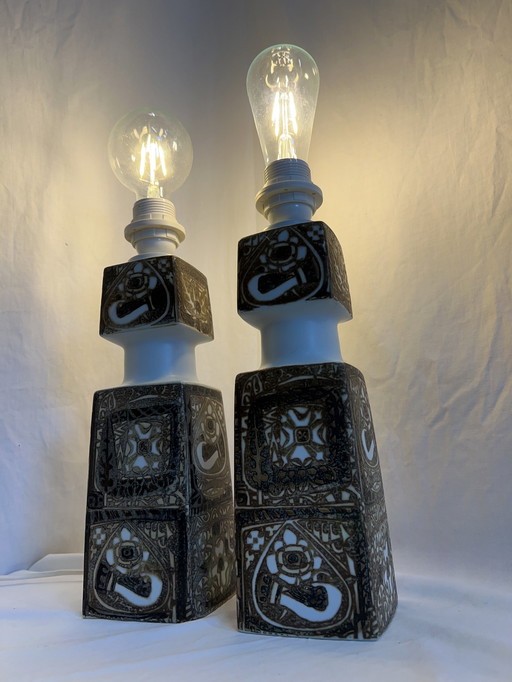 2 X Table lamps Nils Thorssen