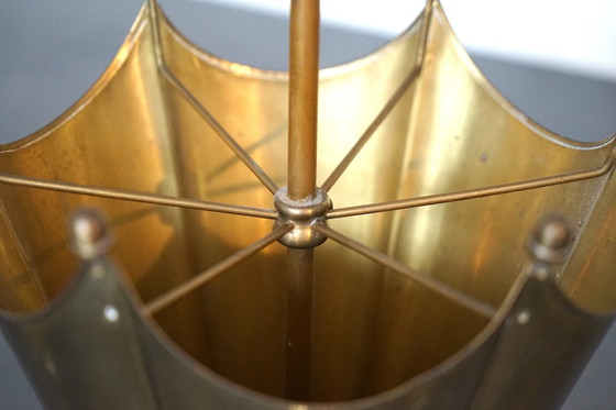 Image 1 of Vintage umbrella stand made of brass, 1970s