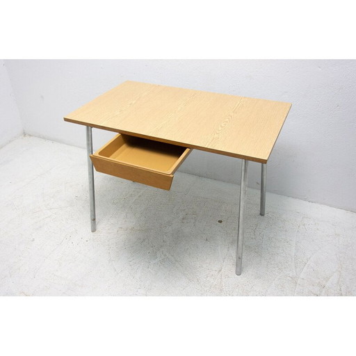 Mid century formica writing desk, Czechoslovakia 1960s