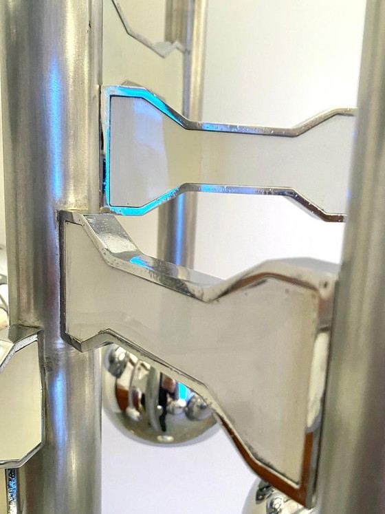 Image 1 of Lampada da terra vintage in stile spaziale a 12 luci, 1970