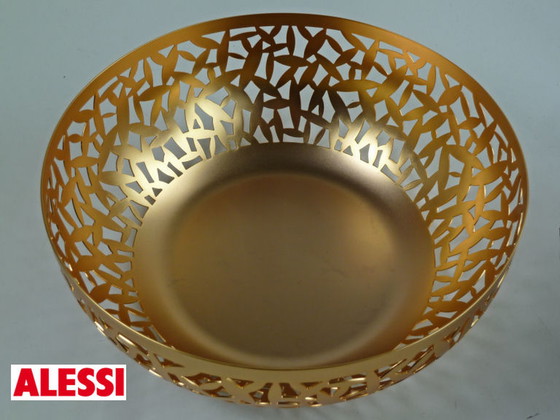 Image 1 of Alessi MSA04/29GD CACTUS! open fruit bowl gold