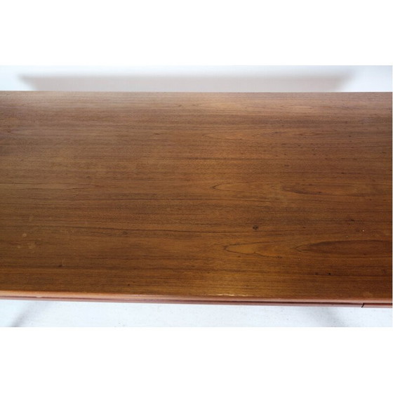 Image 1 of Vintage Danish dining table in teak with extension plates, 1960s