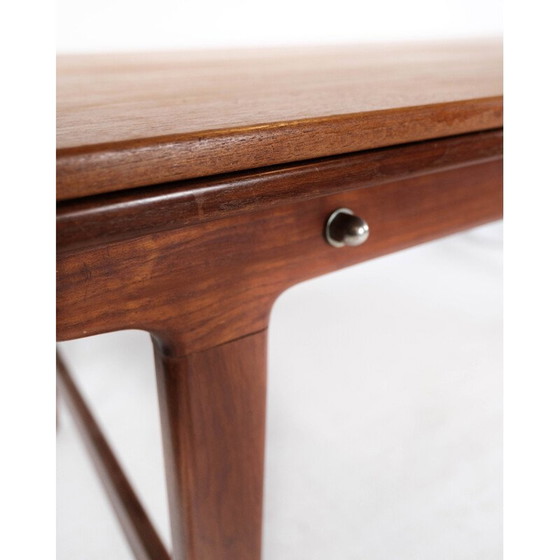 Image 1 of Vintage Danish dining table in teak with extension plates, 1960s