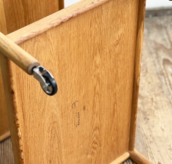 Image 1 of Teak Bar Cart by Hans Wegner for Andreas Tuck