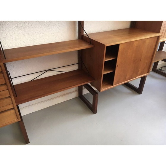 Image 1 of Modular vintage teak shelves by Poul Cadovius, Denmark 1960