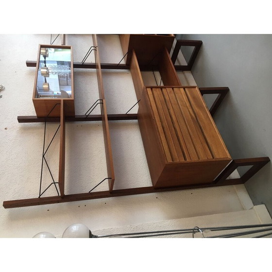 Image 1 of Modular vintage teak shelves by Poul Cadovius, Denmark 1960