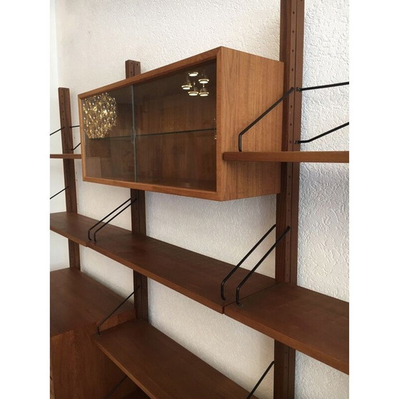 Image 1 of Modular vintage teak shelves by Poul Cadovius, Denmark 1960