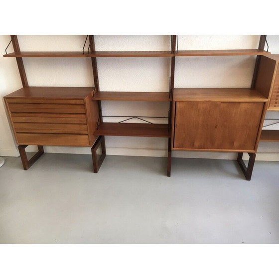 Image 1 of Modular vintage teak shelves by Poul Cadovius, Denmark 1960