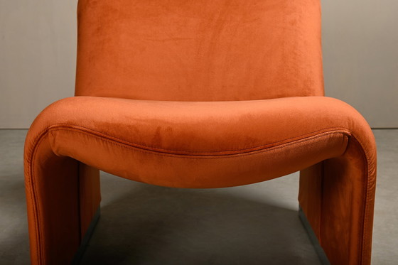 Image 1 of Giancarlo Piretti Alky Velvet Lounge Chair