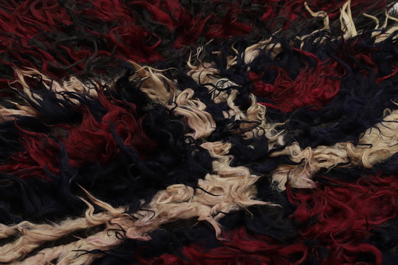 Image 1 of Designer Handwoven Kilim Modern And Plants Nature Color - Kilim - 345 Cm - 125 Cm - Shaggy Kilim