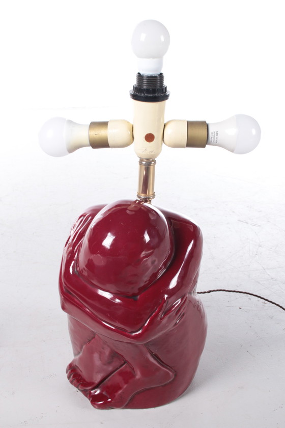 Image 1 of Base per lampada in ceramica italiana d'epoca, anni '60.