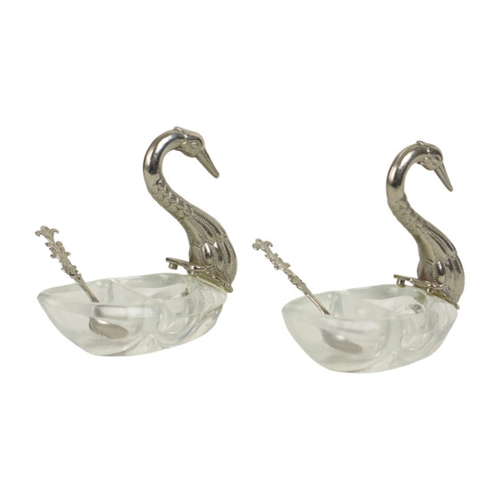 Image 1 of Salt and pepper shakers Swan