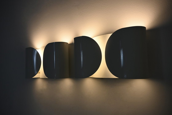 Image 1 of White Foglio Sconces By Tobia & Afra Scarpa For Flos, 1960S, Set Of 2