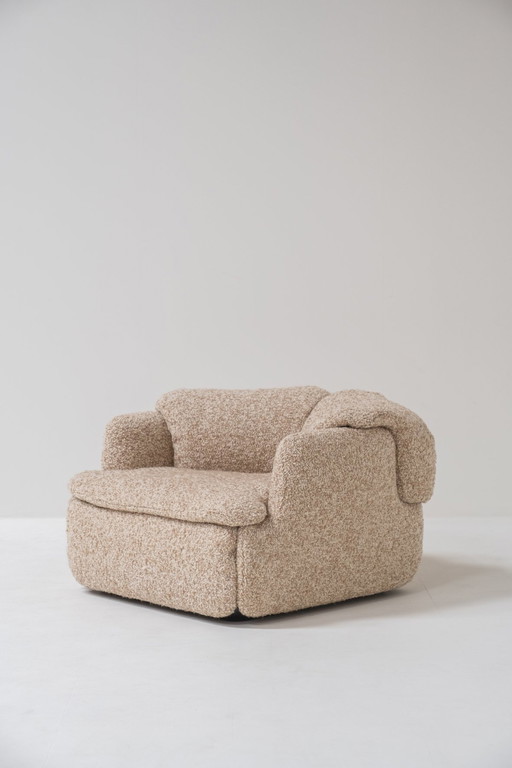 Confidential Sofa By Alberto Rosselli For Saporiti 