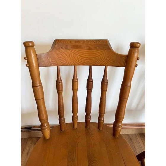 Image 1 of Pair of vintage wooden western chairs