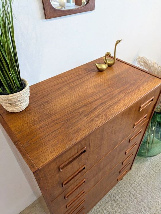 Image 1 of Danish Vintage Chest of Drawers By Borge Seindal