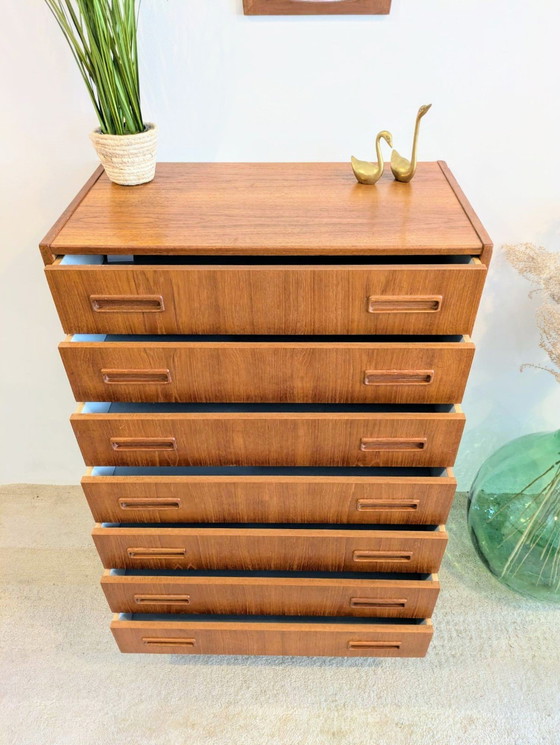 Image 1 of Danish Vintage Chest of Drawers By Borge Seindal