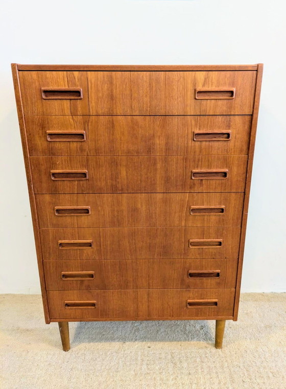 Image 1 of Danish Vintage Chest of Drawers By Borge Seindal