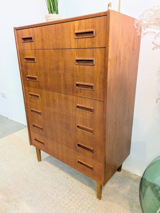 Image 1 of Danish Vintage Chest of Drawers By Borge Seindal