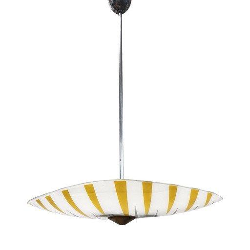 Parasol Ceiling Lamp In The Brussels Style, Napako Czechoslovakia 1960S.