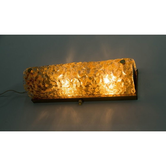 Image 1 of Vintage glass wall lamp by Kalmar, 1950s