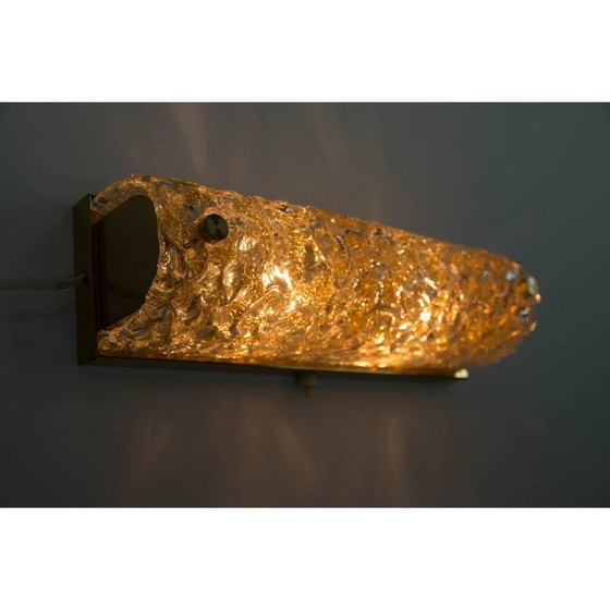 Image 1 of Vintage glass wall lamp by Kalmar, 1950s