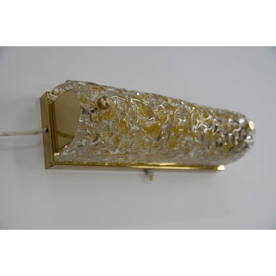 Image 1 of Vintage glass wall lamp by Kalmar, 1950s
