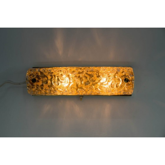 Image 1 of Vintage glass wall lamp by Kalmar, 1950s