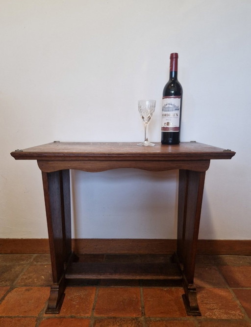 Art Deco Side Table, Sidetable, Wine Table, Lectern Table