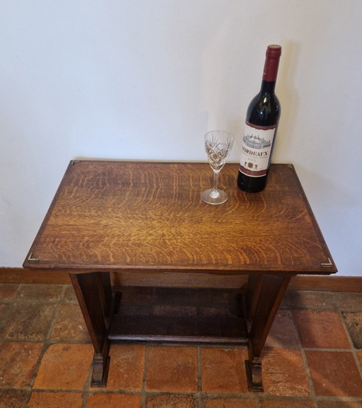 Art Deco Side Table, Sidetable, Wine Table, Lectern Table