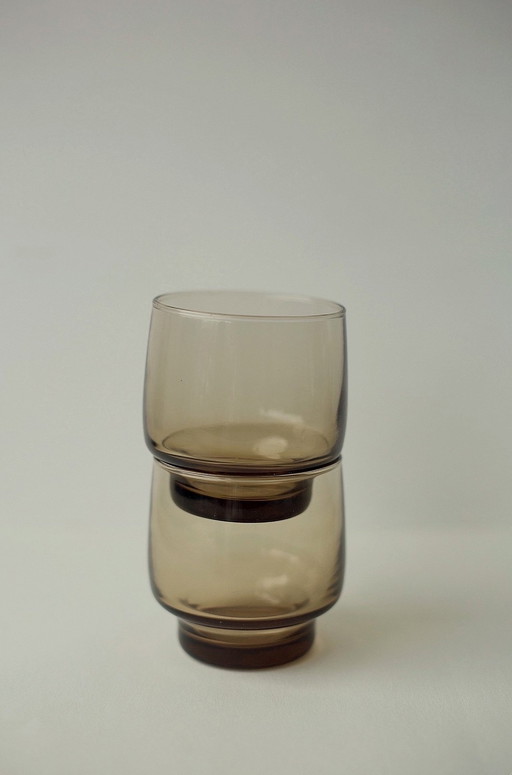 2 Luminarc Vintage Water Glasses