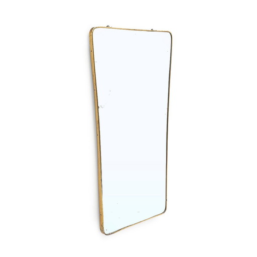 Mirror With Brass Frame, 1950S