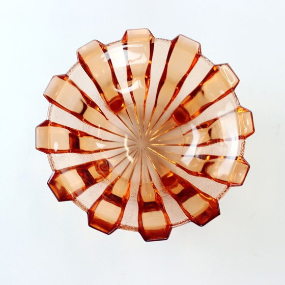 Image 1 of Vintage Inwald glass bowl for Hermanova Hut, Czechoslovakia 1950