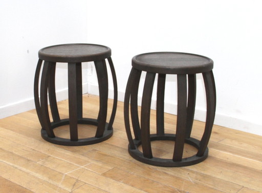 Pair Of Maxalto Side Tables, B&B Italia