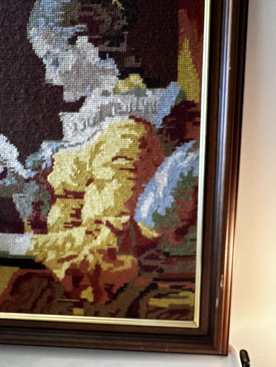 Image 1 of Vintage Frame With Embroidery